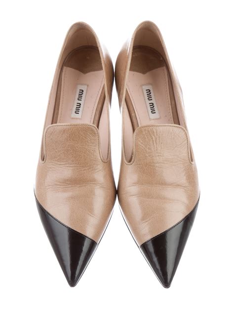 miu miu pointed toe flats|miu michael shoes women.